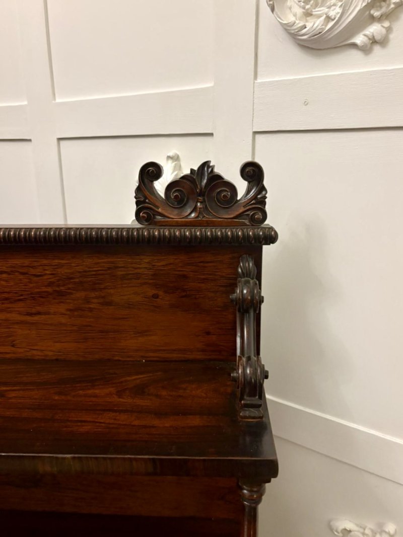 Fine Quality Antique Regency Mahogany Chiffonier / Sideboard